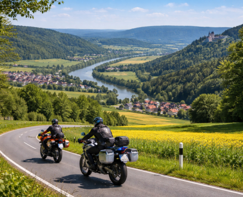 Motorradtour und übernachten